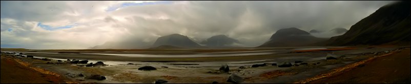 Iron Strand Miriam Lake Panorama