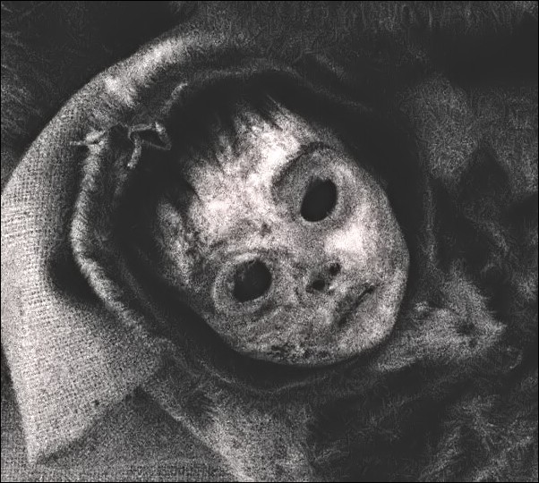 Face of Mummified Child