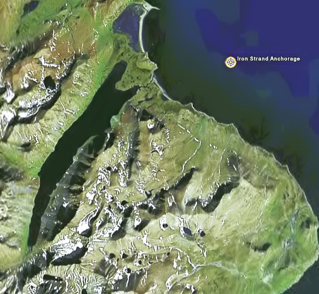 Satellite Image of Iron Strand