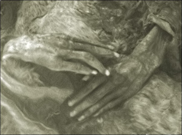 Hands of Mummified Mother