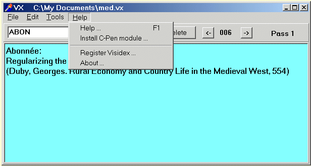 File Menu