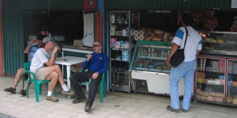 Eating Empanadas at the Tienda