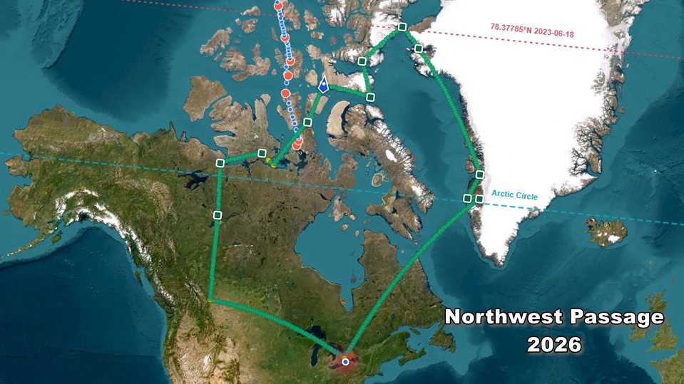 Northwest Passage Map